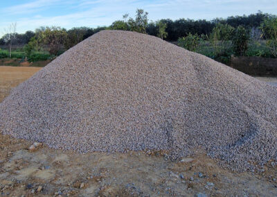 Livraison de gravier