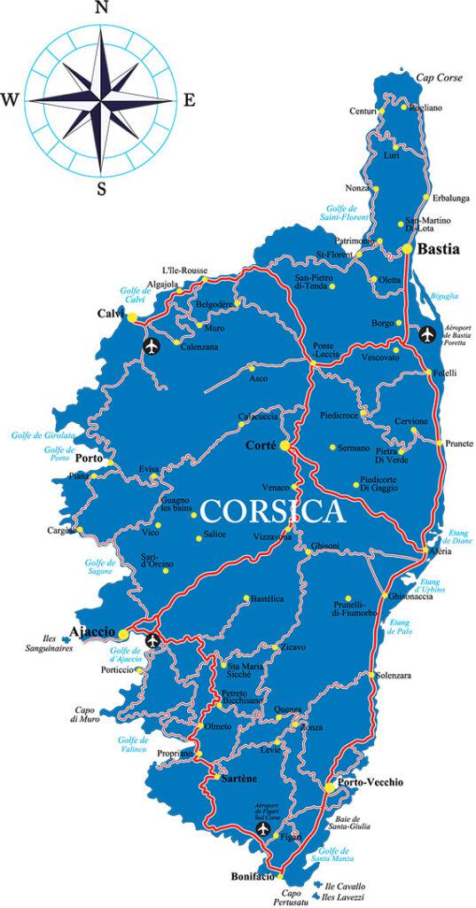 carte corse petit